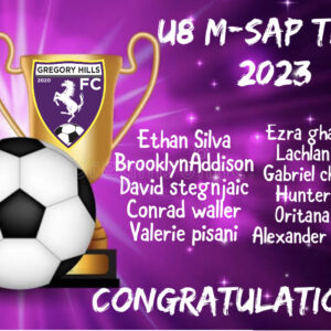 Congratulations On U8 M-SAP Team